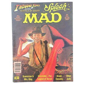 Vintage 1984 MAD Magazine No. 250 Collectible Comedy Satire Comic Book